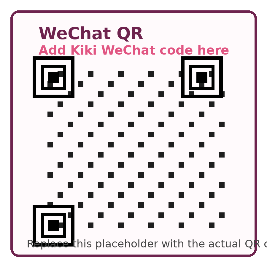 WeChat QR placeholder